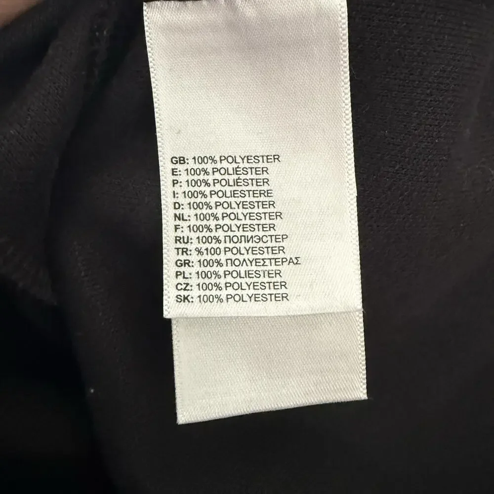 The North Face Sweatshirt Men XXL Black Crewneck Never Stop Exploring Zip Pocket